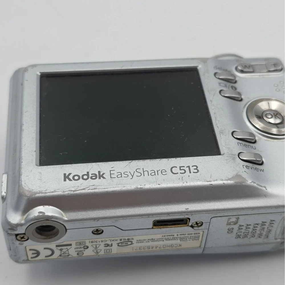 Kodak EasyShare C513 5.0MP Digital Camera Silver Tested